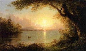 Frederic Edwin Church - Lake Scene