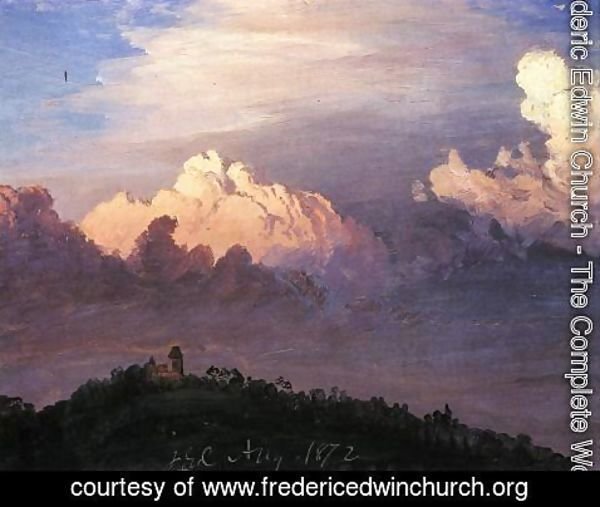 Frederic Edwin Church - Clouds over Olana