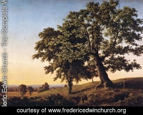 Frederic Edwin Church - The Charter Oak