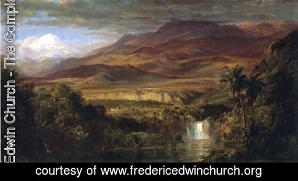 Frederic Edwin Church - Study for "The Heart of the Andes"