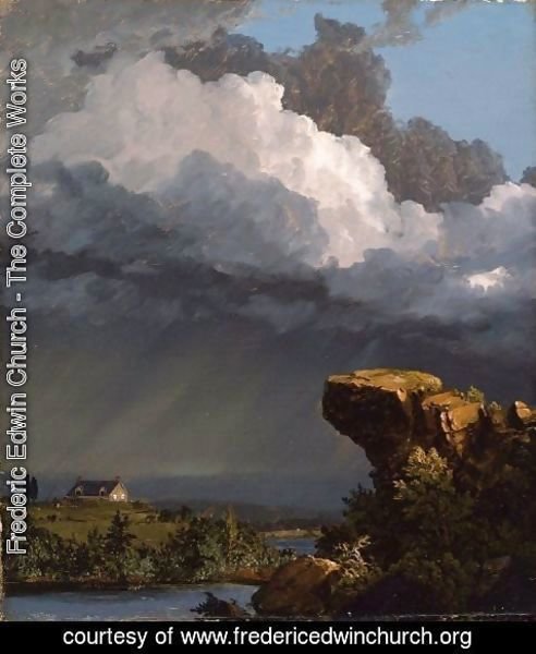 Frederic Edwin Church - A Passing Storm