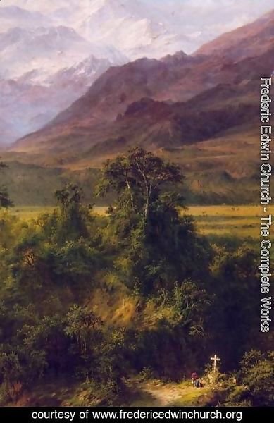 Frederic Edwin Church - Heart of the Andes (detail)
