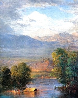 Frederic Edwin Church - The Magdalena River, Equador