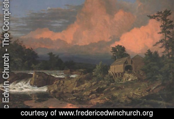 Frederic Edwin Church - Rutland Falls Vermont 1848