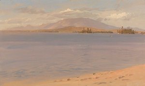 Frederic Edwin Church - Mount Katahdin from Lake Millinocket