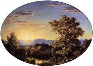 Frederic Edwin Church - Twilight Among The Mountains
