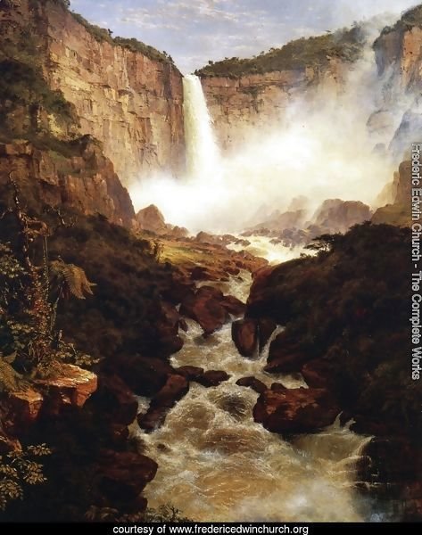 The Falls of Tequendama, 1854