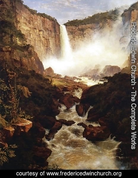 Frederic Edwin Church - The Falls of Tequendama, 1854