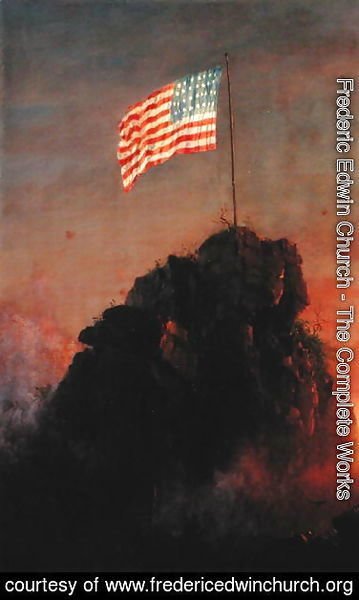 Frederic Edwin Church - Our Flag, 1864