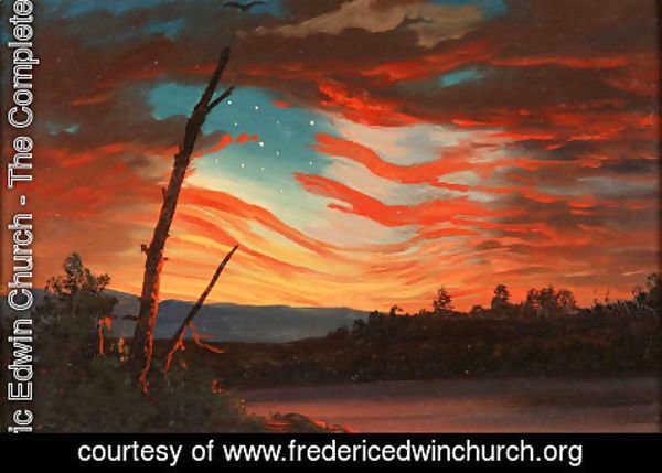 Frederic Edwin Church - Our Banner in the Sky