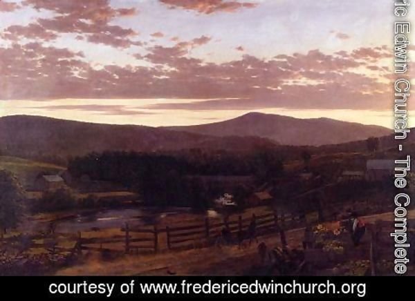 Frederic Edwin Church - Ira Mountain, Vermont