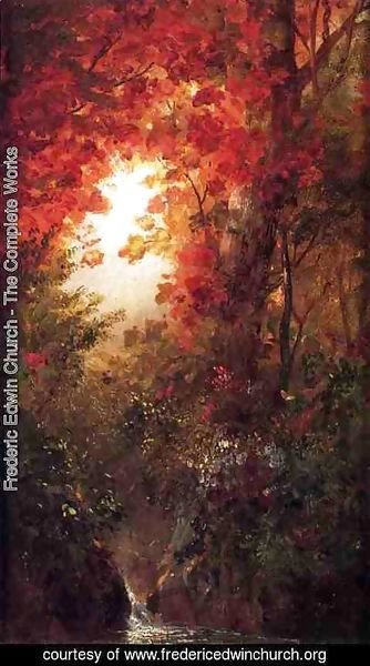 Frederic Edwin Church - Autumn Landscape, Vermont