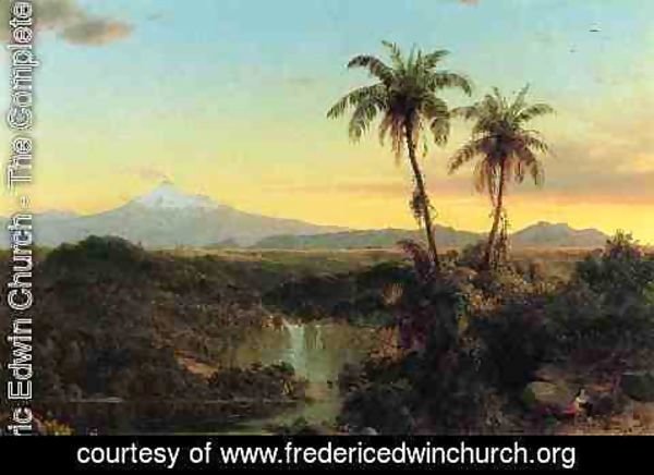 Frederic Edwin Church - South American Landscape II
