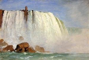 Frederic Edwin Church - Study for "Under Niagara"