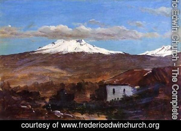 Frederic Edwin Church - Mount Chimborazo, Ecuador, Shown from Riiobamba