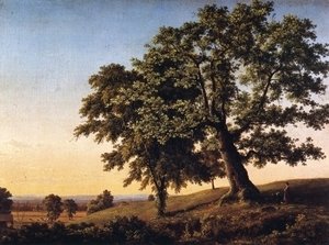 Frederic Edwin Church - The Charter Oak