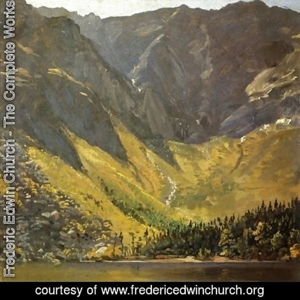 Frederic Edwin Church - Great Basin, Mount Katahdin, ,Maine