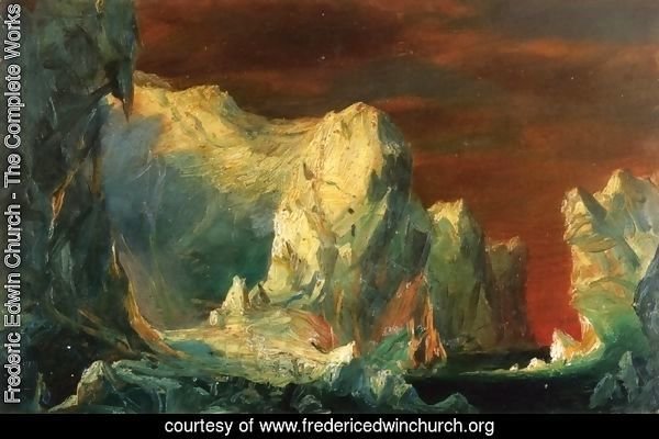 Study for "The Icebergs"