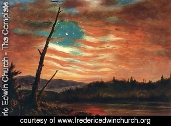 Frederic Edwin Church - Our Banner in the Sky I