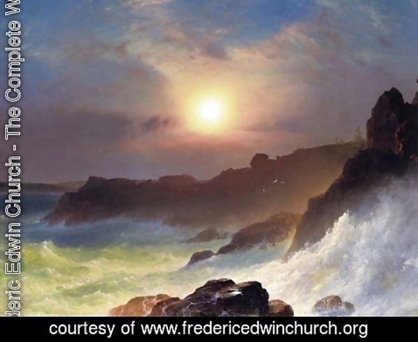 Frederic Edwin Church - Coast Scene, Mount Desert