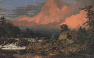 Frederic Edwin Church - Rutland Falls Vermont 1848