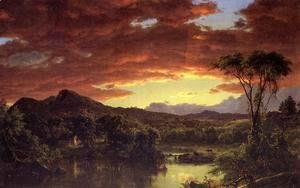 Frederic Edwin Church - A Country Home