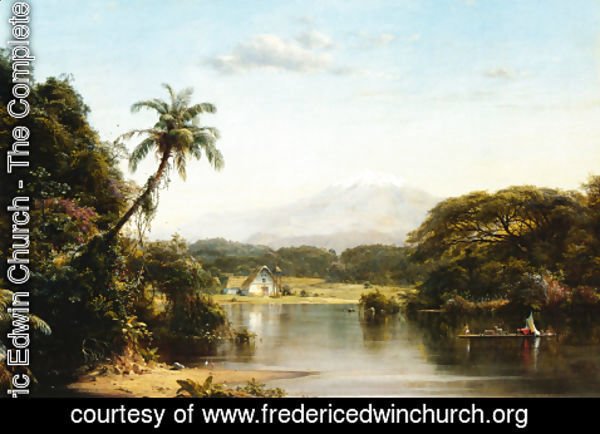 Frederic Edwin Church - Scene On The Magdalena