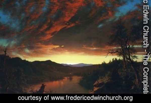 Frederic Edwin Church - The Magdalena River  Equador